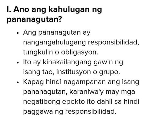 pananagutan kahulugan|Meaning of pananagutan .